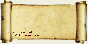 Sofija Kaljević vizit kartica